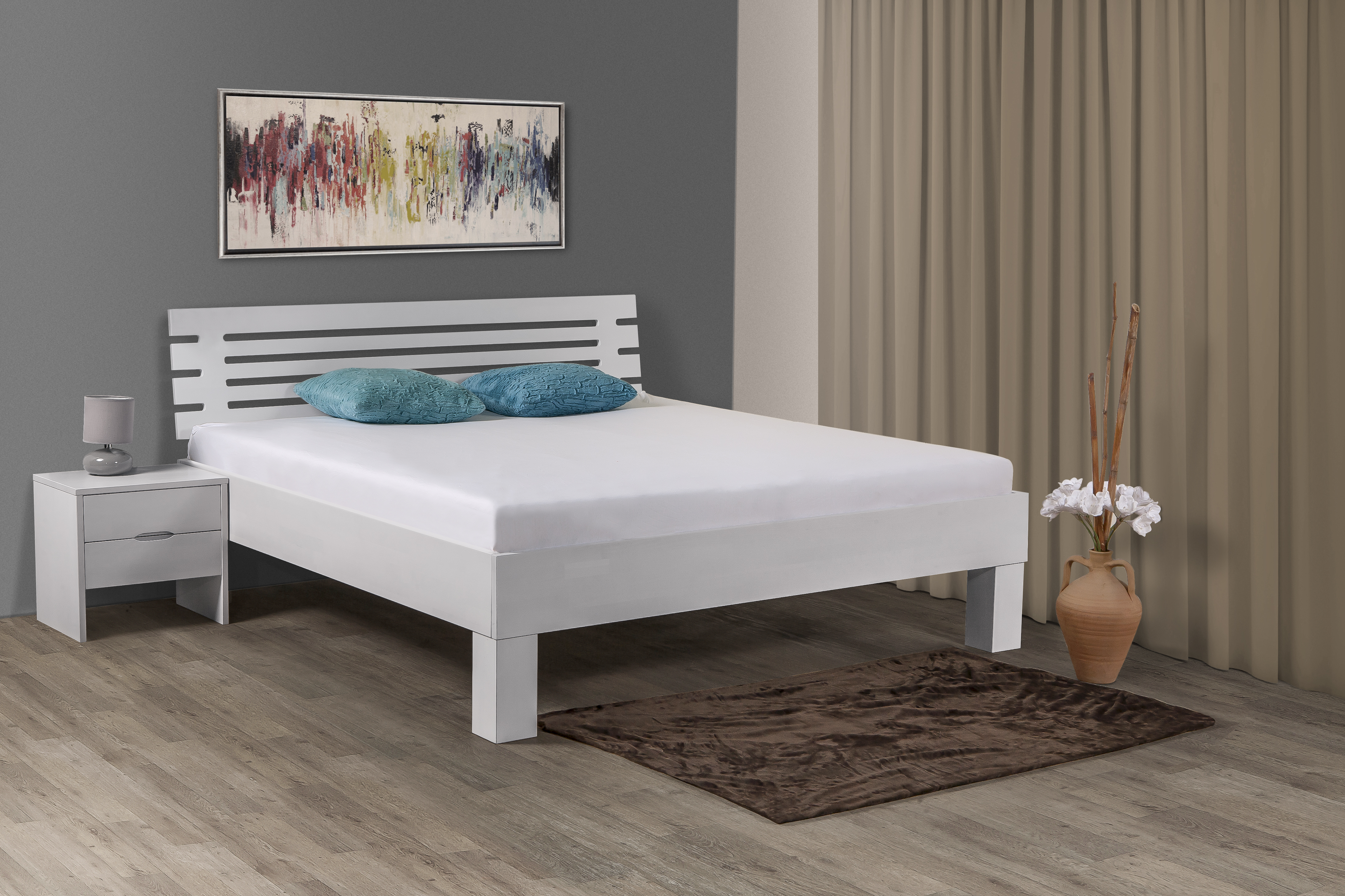 onderschrift Vooruitgaan verdieping Houten bed? Massief houten bed, ledikant voor uw slaapkamer.